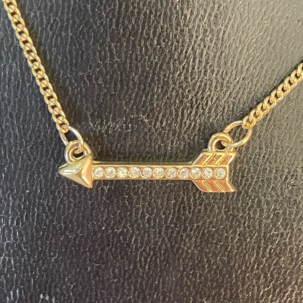 BCBG | Women’s Gold Tone Arrow Necklace 18.5 Inches